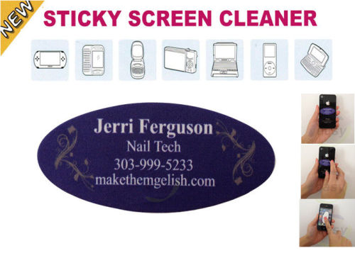 High Density Microfiber Sticky Screen Cleaner For Camera, Mp3, Mp4, Gps,cd And Glasses