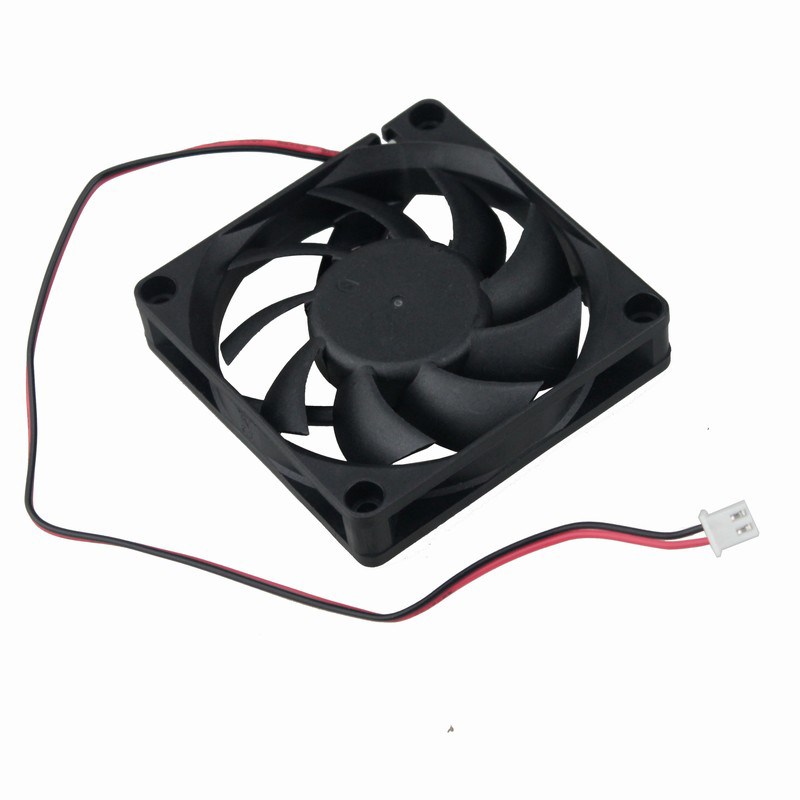 100 PCS Gdstime 2Pin 7cm 70MM Cooler Fan 70 x 70 x 15mm 7015s 5V DC Brushless Axial Industrial Flow Cooling Fan