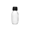 50 ml Bouteille en verre liquide transparent transparent