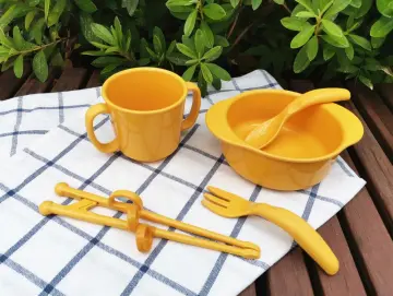 Bio Children's tableware Bowl Cup Fork Chopsticks Spoon