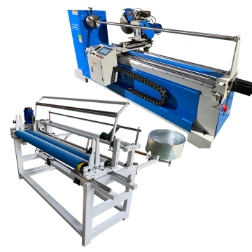 Automatic Fabric Roll Slitting and Rewinding Machine
