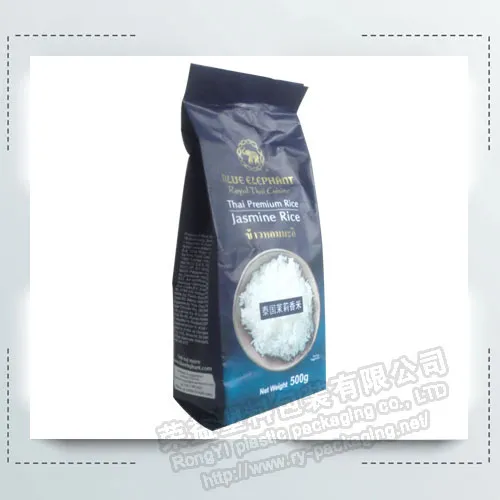 Eight Sides Sealing Flat Bottom Plastic Packing Bag