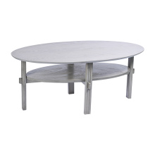 Oval Wood Coffee Table