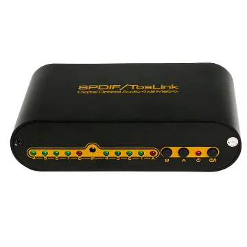 SPDIF/Toslink 4x2 Matrix, Digital Audio splitter switcher