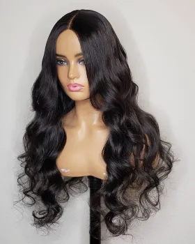 Factory Direct Sale 150% 4X4 Closure 40 Inch Front 360 100% Human Hair Full Lace Wig