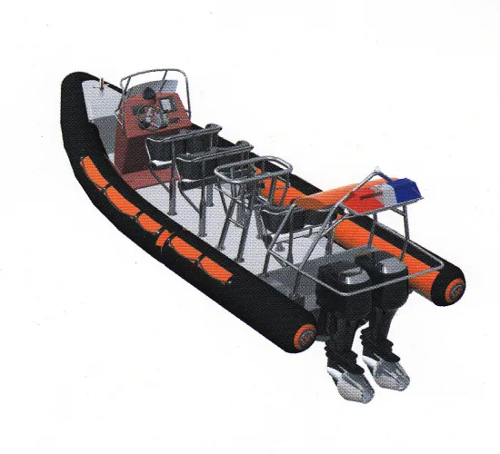 Aqualand 22feet Rescue Boat/Patrol Boat/Diving Boat (RIB640B)