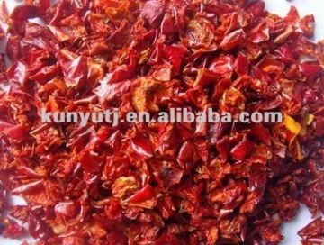Dehydrated red bell pepper