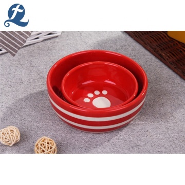 Миска для воды Custom Red Ceramic Pet Food