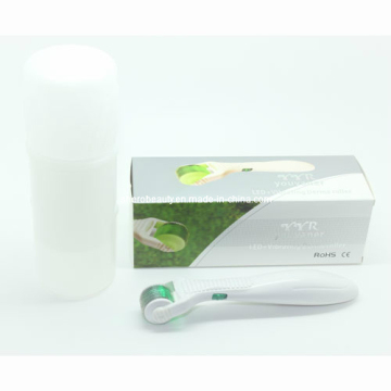 Green LED Light Skin Rejuvenation Vibrating Microneedle Derma Roller (540-V-G)