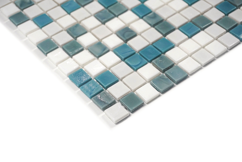 Custom designed glass mosaic