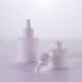 Premium White Flat Shoulder Dropper Bottle