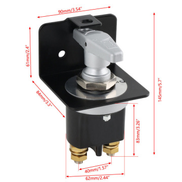 Lockout Plate Battery Disconnect Switch - Fits Negative Terminal Replacement 20247