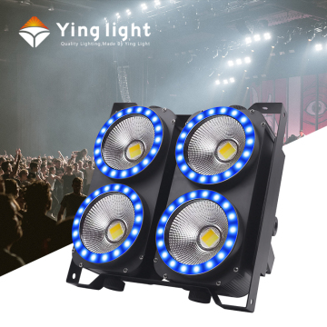 4 ojos audiencia Blinder Cob Light con anillo LED