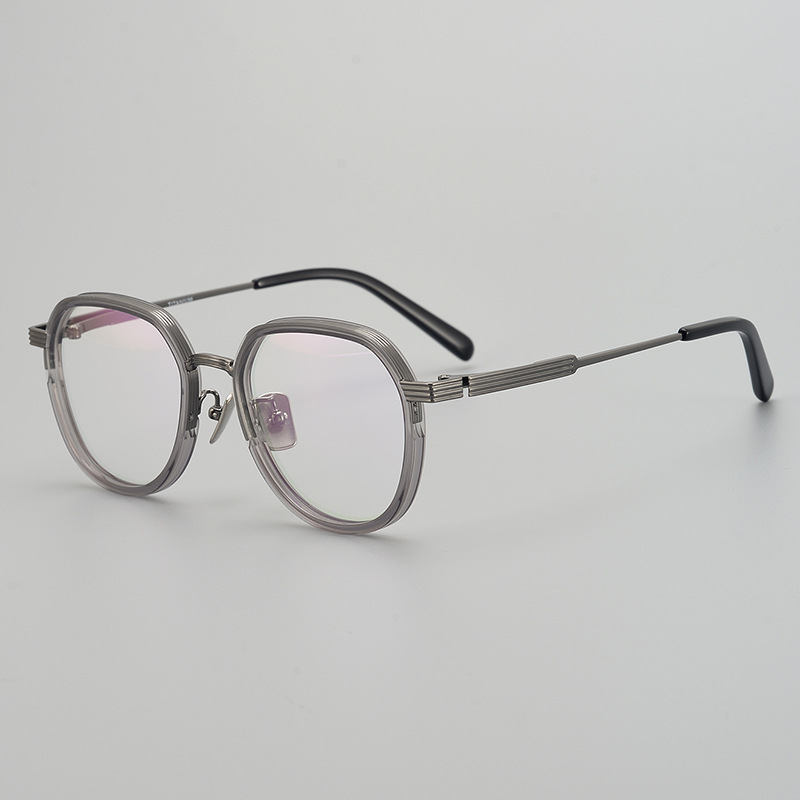 Personalised Retro Literary Titanium Glasses Frames