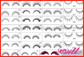 Multicolor False Eyelashes Black Eyelashes Crazy False Eyelash