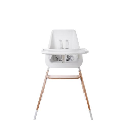 Chaise haute pour bébé avec 3 positions de pédale réglables