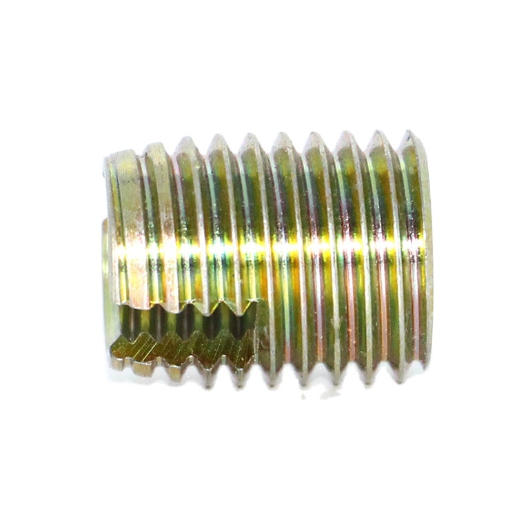 SS304 Stainless Steel Self-Tapping Inserts 302 Slotted Fasteners for Industrial Fixed Applications