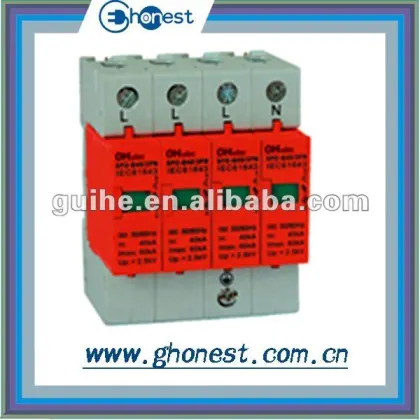 SPD lighting surge protector 60KA, surge arrester