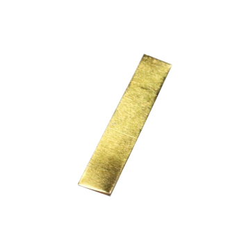 Electrodo de la tira de metal de oro 5n elemento puro