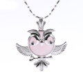 Hibou chanceux des femmes collier de nuit et les gardiens de la nuit longue chaîne de chandail hibou pendentif collier Belle Animal Pendan