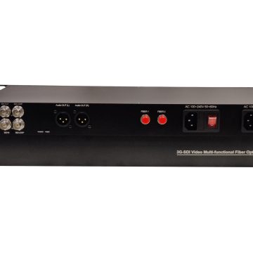 SDI and Audio Fiber Optic Transmission System