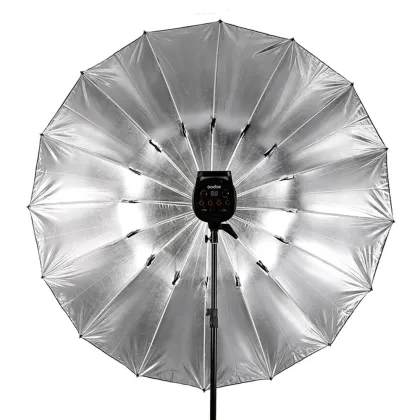 Godox 75 Inch 178cm Silver Black Reflective Umbrella Lighting Kit