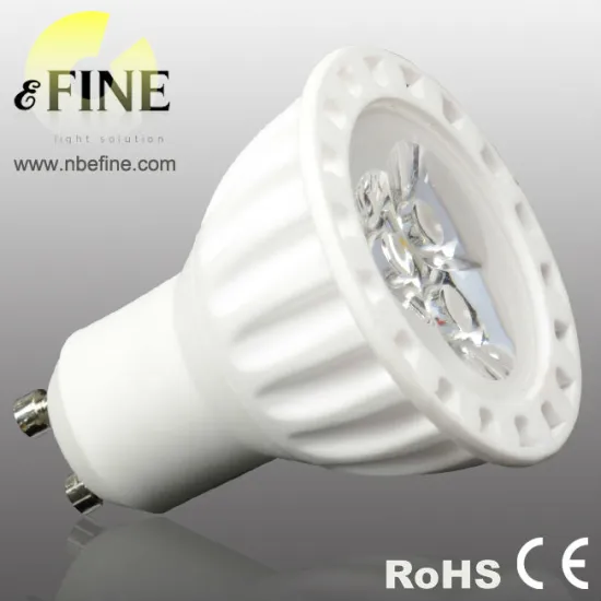 GU10 LED 3x1W spotlight bulbs ceramic lamp body