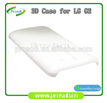 3d sublimation diy blank cell phone case cover skin for SFP- LG G2