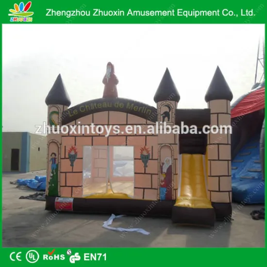 Perfect Funny Great Fun Hot Sale Inflatable Castle Slide