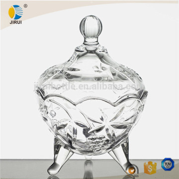 Glass candy jar