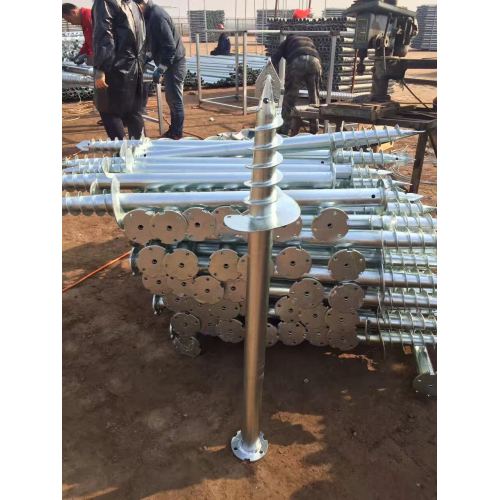 Ground Pile Ground Screw Pile Foundation For Solar