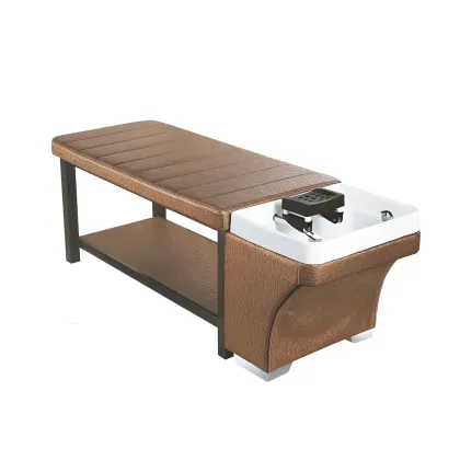 High-Quality Salon Wash Bed Furniture - Hair Washing Basin & Chair