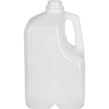 Large Capacity HDPE Plastic Milk Jug with 38mm Cap - 128 oz.