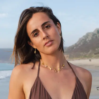 Summer Beach Fashion: Stylish Non-Tarnish Stainless Steel Choker Necklaces with Boho Letters, Shells, Pearls for Women