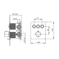 PONTUS 3F PUSP BUTTIN THERMOSTATION VALVE