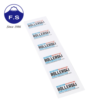 Customized Logo PVC Rectangle Label Waterproof Sticker