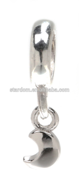Wholesale 925 sterling silver moon shaped pendant
