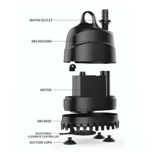 Nedre sugning nedsänkbar vattenpump för Aquaponic