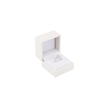White Leather Box Jewelry Gift Boxes