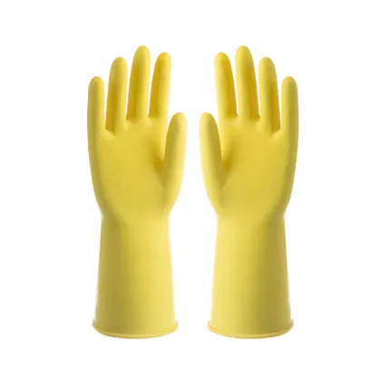 Colorful Household Natural Latex Rubber Gloves