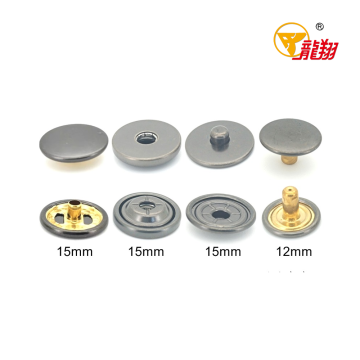 431# Extended‑Base Brass Snap Fastener