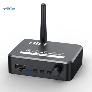 Tooya Digital to Analog Audio Adapter: Bluetooth 5.1 USB Wireless Audio Converter