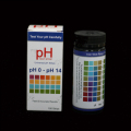 水pH検定ストリップ0-14幅の範囲