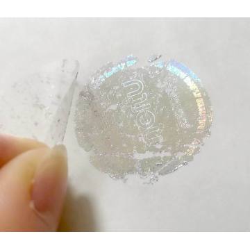 Tamper Produits évidents Vide Holographic Autocollant