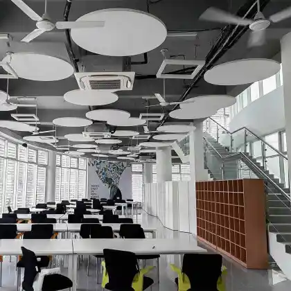 Suspended cloud acoustic panel Sound absorbing body