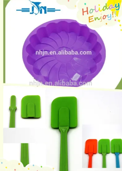 Vonshef Silicone Bakeware Baking Set - Cupcake, Round Cake, Bread Molds, Icing Decorator Spatula & Pastry Brush