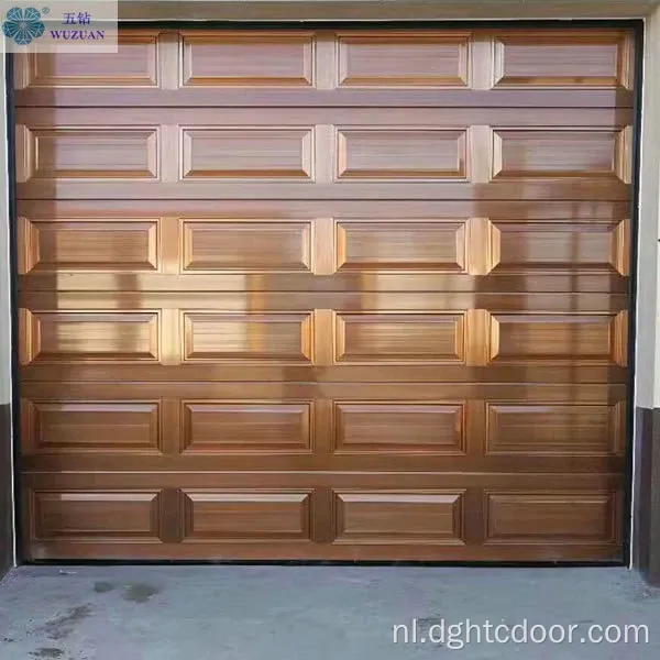 Automatische gemotoriseerde sectionele garagedeur
