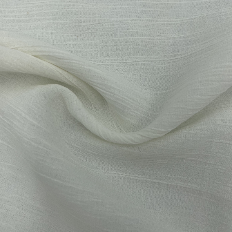Solid Color Breathable Viscose Cotton Mixed Fabric
