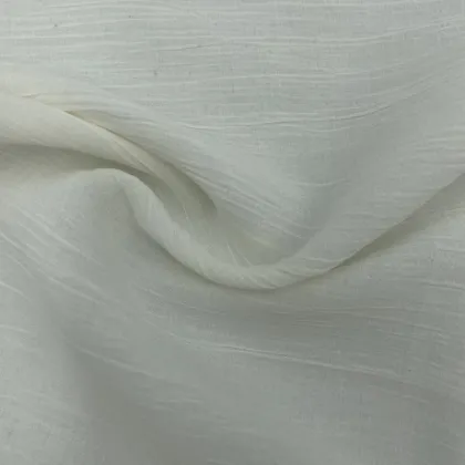 Solid Color Breathable Viscose Cotton Mixed Fabric
