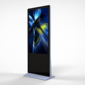 Máquina de publicidade LCD independente de 55 polegadas em forma de piso